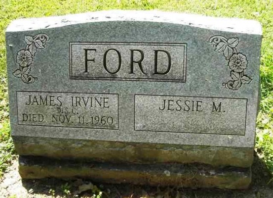 James Irvine Ford Headstone James Irvine Ford Headstone